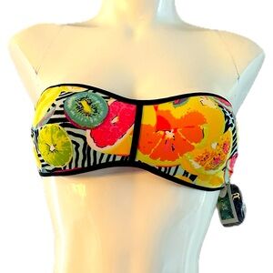 NWT Eidon Swim Molded Bandeau Bikini Top